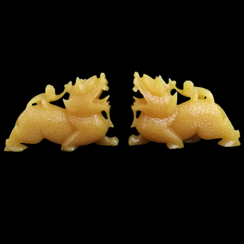 天然办公室工艺品玉石貔貅摆件