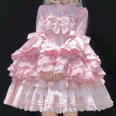 打底lolita立领全款原创内搭衬衫