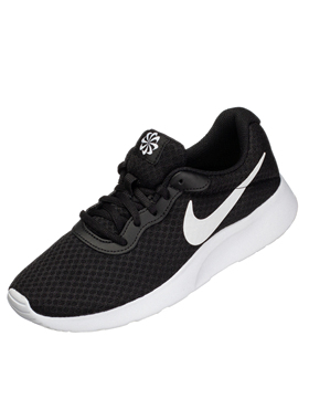 NIKE TANJUN LOW 舒适百搭轻便生活跑步鞋女款黑白 DJ6257-004