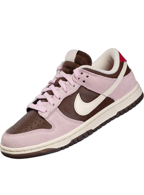 NIKE DUNK LOW 舒适百搭低帮复古板鞋女款粉棕 HM0987-200