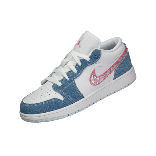 JORDAN 1 LOW 舒适百搭低帮青少年复古板鞋牛仔布 HQ2001-400