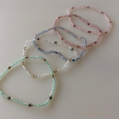 mirabellebling透彩串珠手链