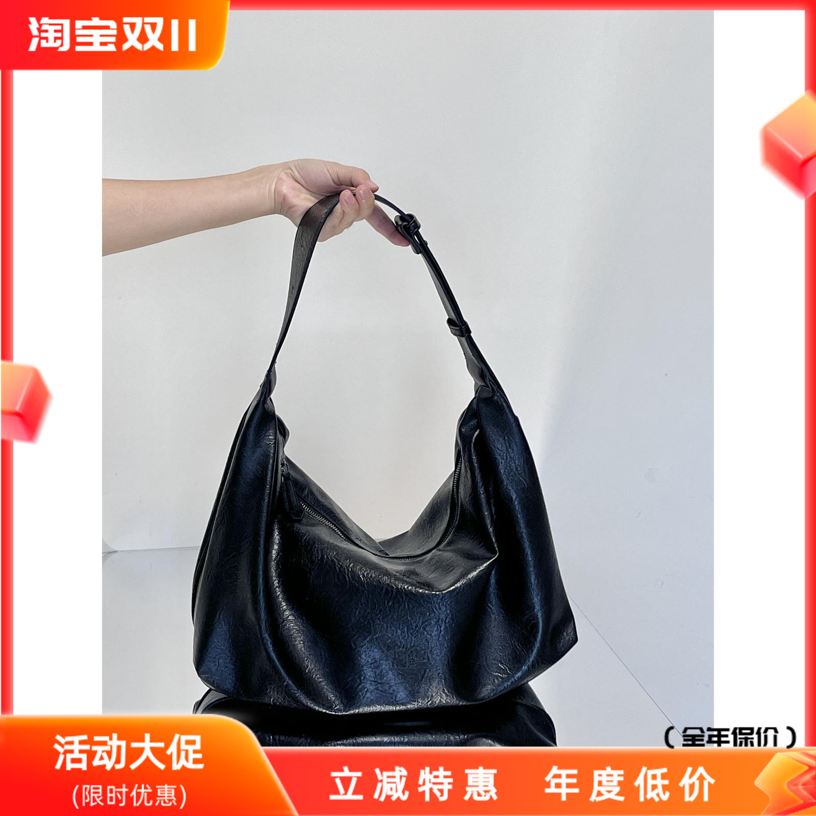 2024韩国小众休闲包慵懒风大通用款女包