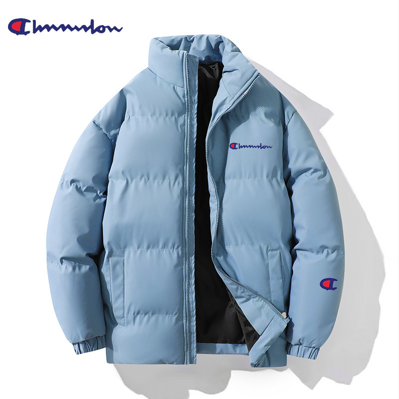 아울렛 부티크 다운 자켓 남성 자켓 2024 느슨한 대형 스탠드 칼라 후드리스 두꺼운 따뜻한 커플 코튼 의류 겨울 의류