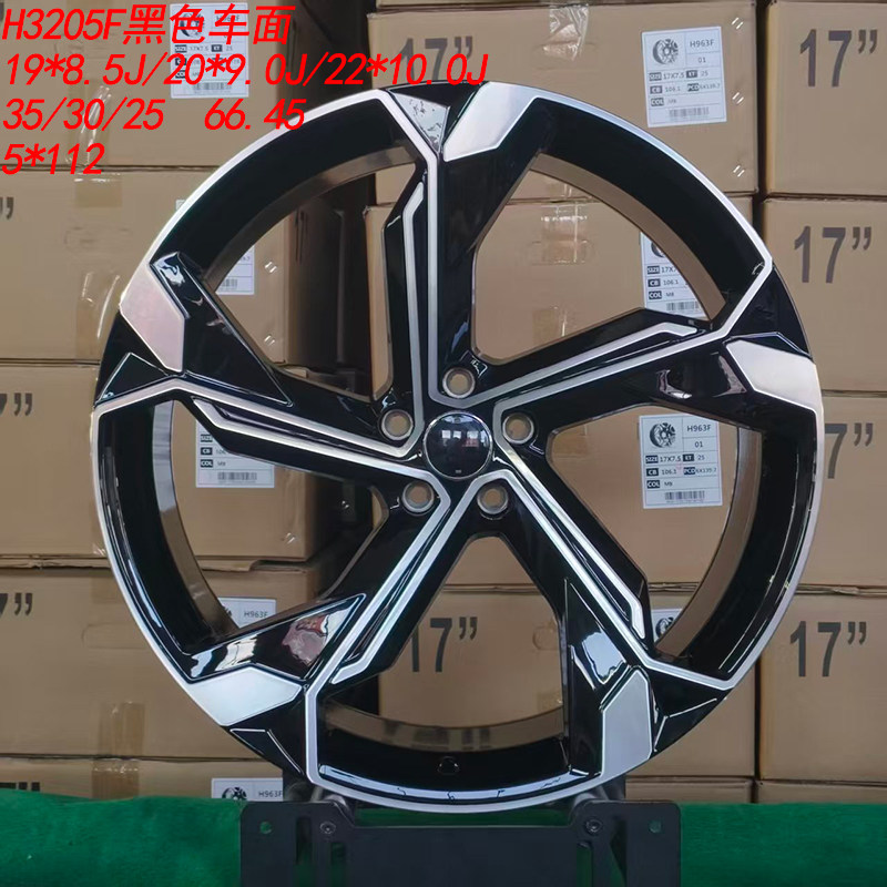 适配于奥迪A6 Q5 Q8 RS5 A6L A4L改装19寸20寸22寸铝合金轮毂