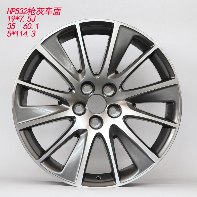 适配于19寸丰田汉兰达凯迪拉克荣放RAV4雷克萨斯RX450铝合金轮毂