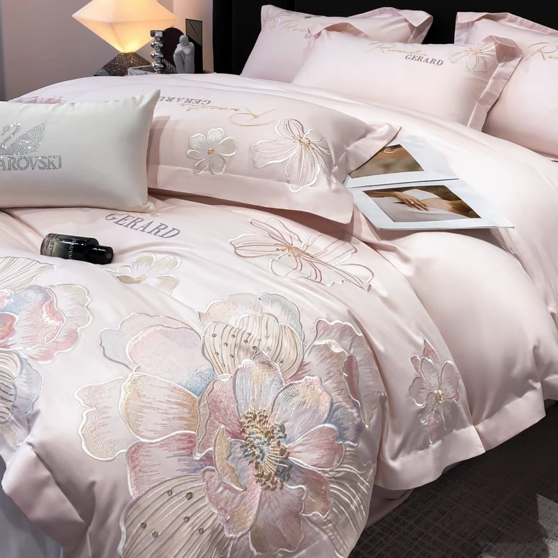 高级感四件套长绒棉轻奢亲肤裸睡