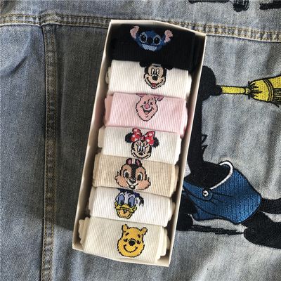 卡通米奇潮流唐老鸭ins风袜子