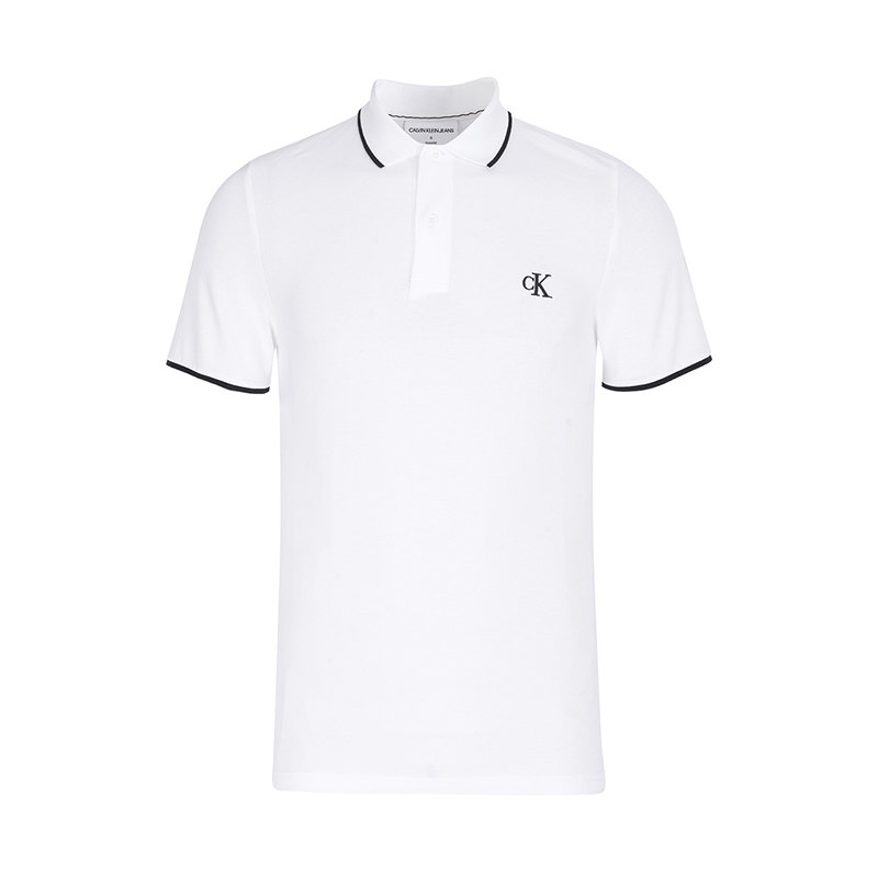 Calvin Klein/凯文克莱男士polo衫20新款商务休闲短袖时尚简约