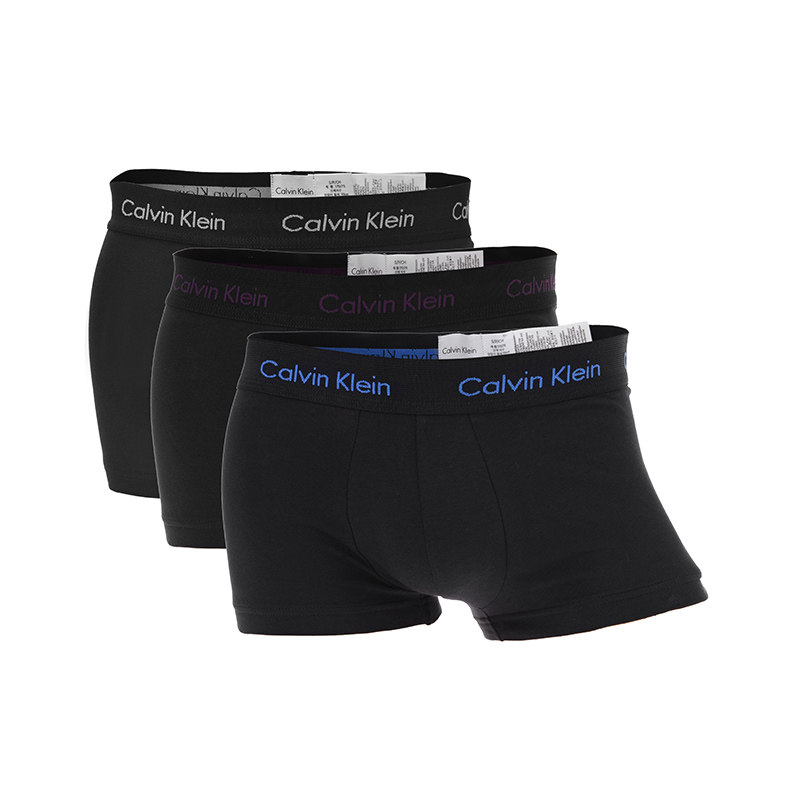 Calvin Klein/凯文克莱CK男士短裤20新品透气舒适三条装平角内裤