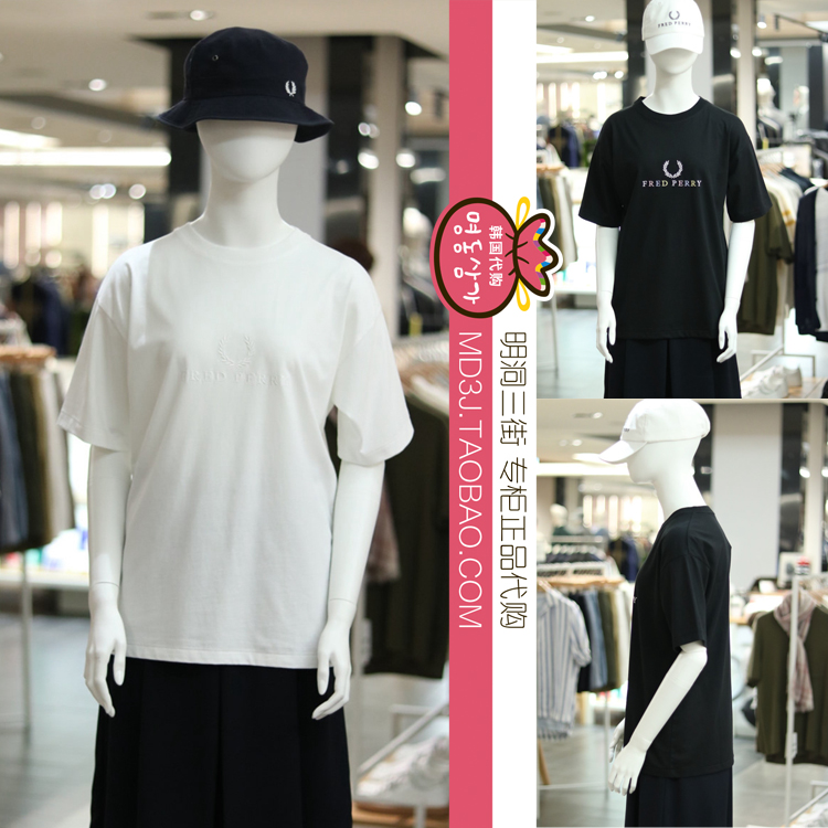 º«¹ú´ú¹ºFRED PERRY 18ÏÄÅ®¿î´¿ÃÞÔ²Áì´¿É«¶ÌÐäTÐôAFPF1833108