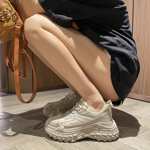 网红老爹鞋女ins潮2026秋季新款韩版时尚潮流厚底运动单鞋C-46