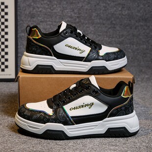 小白鞋女款2026新款显脚小ins潮基础女6春季新款透气厚底韩版板鞋