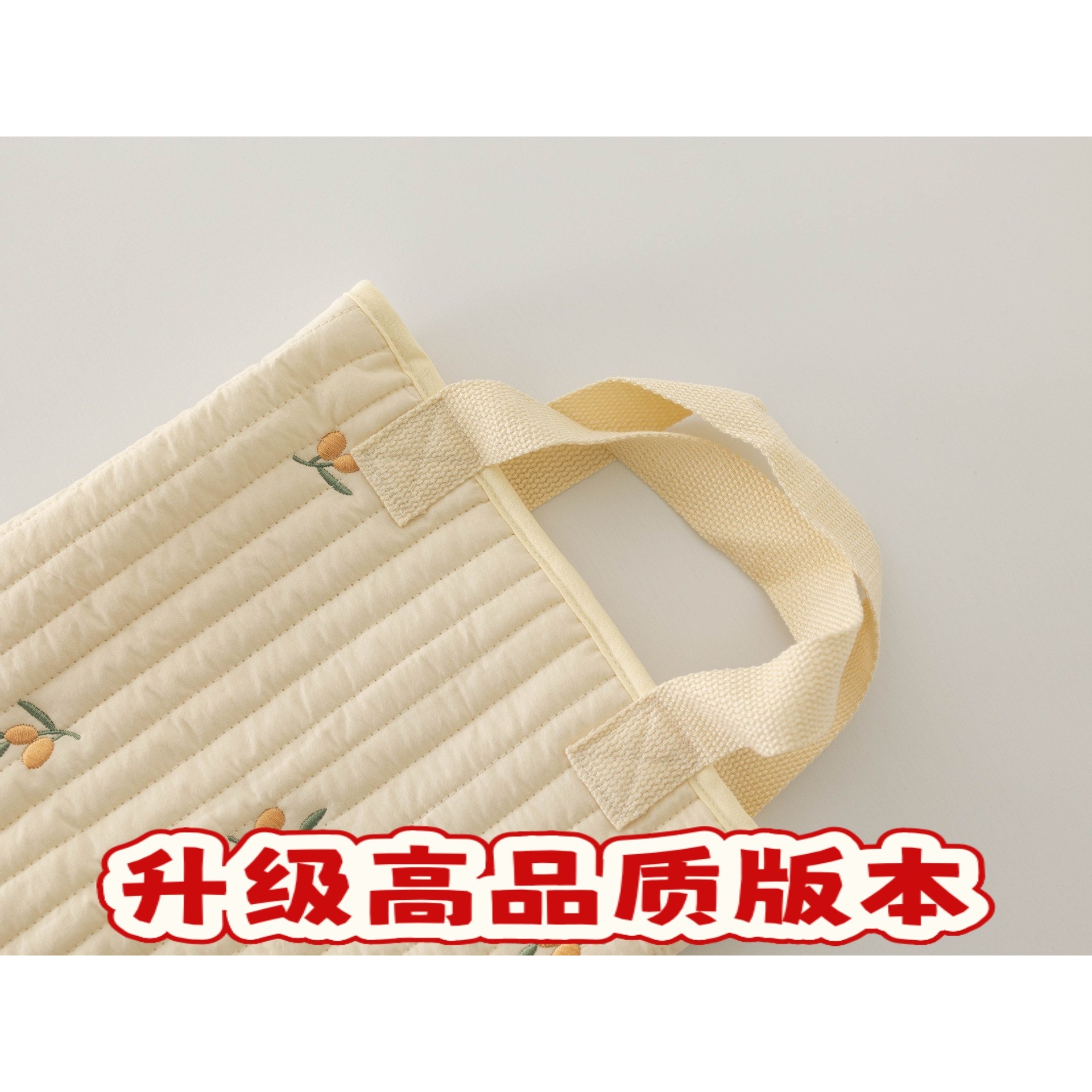 新款婴儿推车收纳挂包奶瓶尿布袋衍棉刺绣手提水桶包外出编便SS06