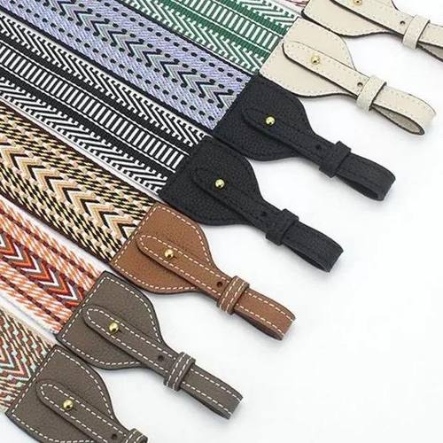 时尚编织肩带改造单肩斜挎适用于爱马仕菜篮子肩带togo宽包带配件