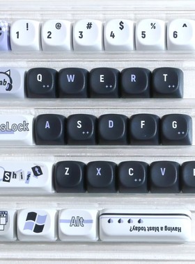 原创HE30键帽少女键帽原厂/MOA可爱圆润粉嫩适配单手游戏键盘