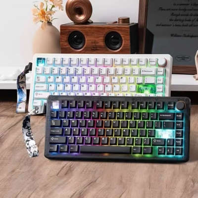 赤度QK75三模GASKET机械键盘