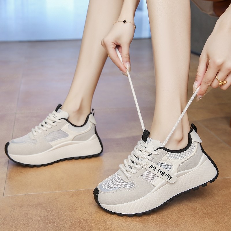 爆款女鞋薄款网面运动休闲鞋