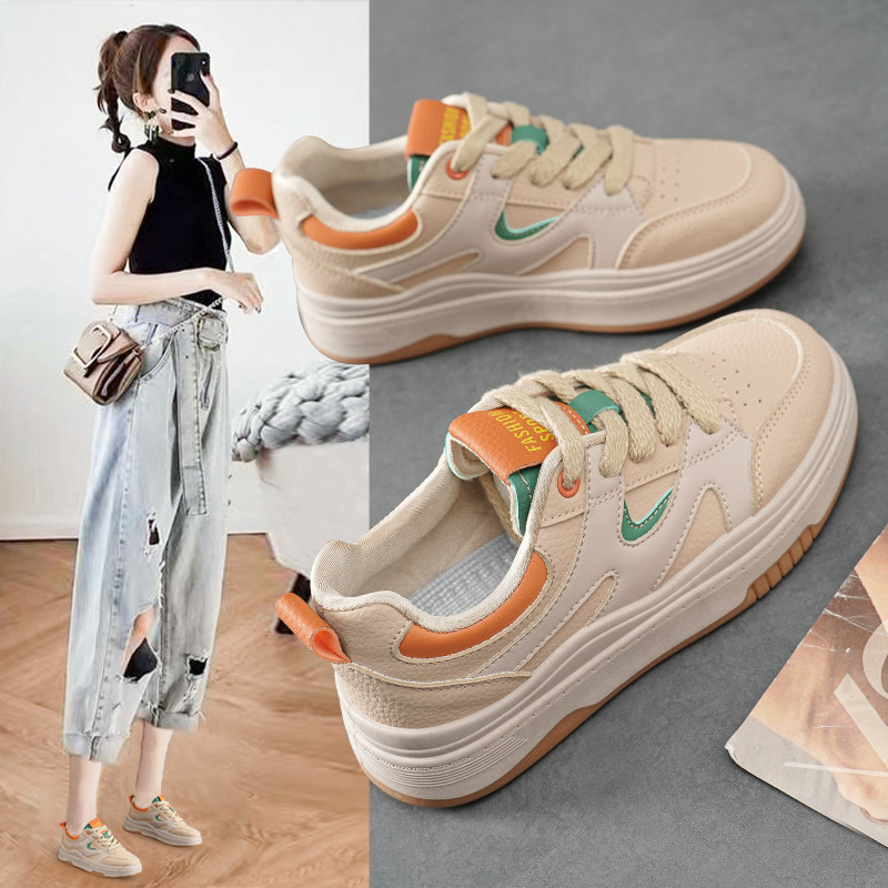 34码运动鞋女2023年春季新款老爹鞋时尚软底孕妇鞋子休闲学生板鞋
