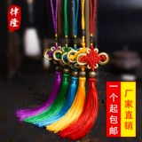 Бутик Rulong Boutique Timber China Jacking Подвеска 8 Диск Золотая линия Рич и Рич отправляется за границу, чтобы отправить иностранцах характерные подарки из ручной работы