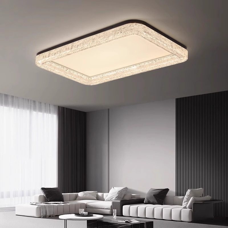 意式极简全铜客厅吸顶灯现代轻奢高级感大气客厅主灯全屋灯具套餐