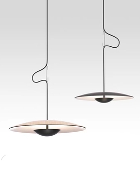 北欧创意餐厅吊灯意大利原创设计餐桌吧台橱窗灯样板房装饰飞碟灯