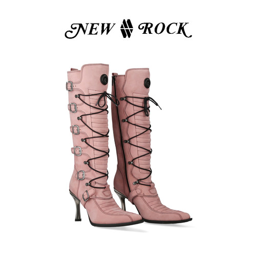 NewRock秋冬新款高筒靴