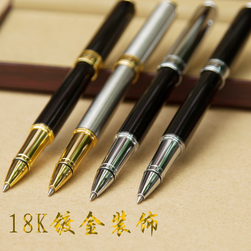 签字笔商务高档金属杆刻字宝珠广告定制logo礼物礼品中性签单男士_虎窝淘