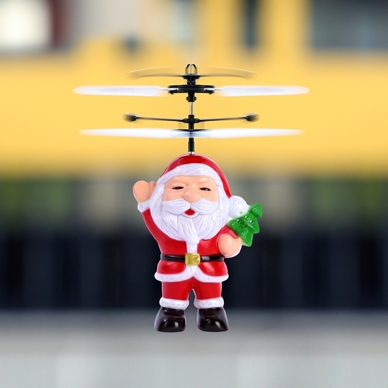 Flying Ball Christmas Santa Claus Helicopter LED Light Toy|ruв категории ZIPPO/швейцарский армейский нож/очки, Функции очки, на лыжах зеркало - от Buy2taobao.com для оказания профессиональной услуги покупки агента Taobao