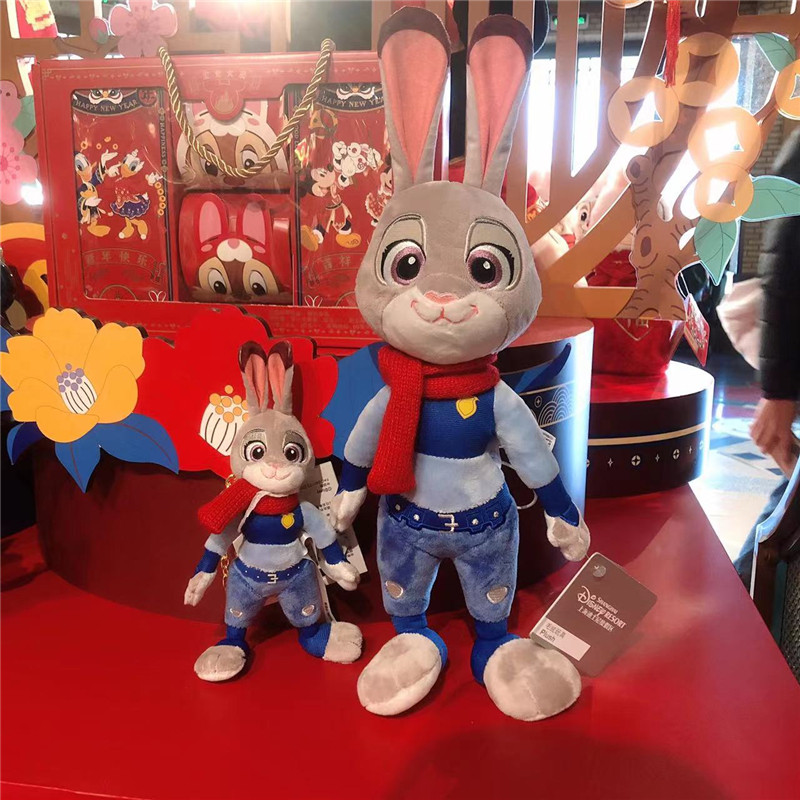 上海迪士尼乐园国内代购新春兔年朱迪兔毛绒公仔娃娃挂件疯狂动物