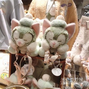 上海迪士尼乐园国内代购懒懒杰拉多尼毛绒斜挎包单肩包卡通包