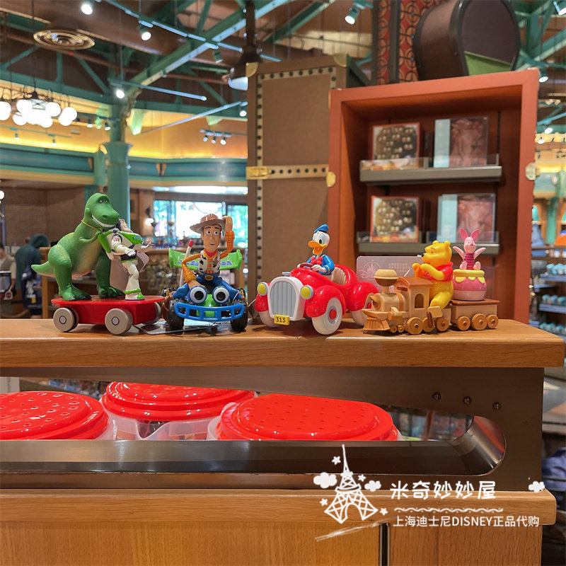 上海迪士尼国内代购维尼回力车唐老鸭三眼史迪奇儿童玩具车子礼物
