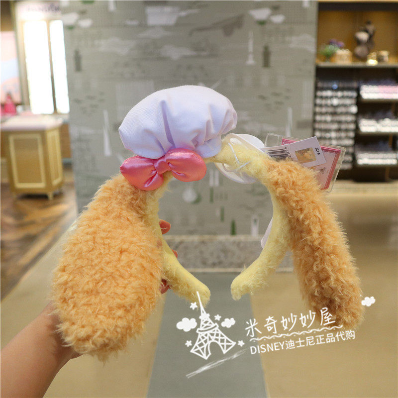 上海迪士尼国内代购曲奇狗七宝饼饼头箍发箍装扮装饰