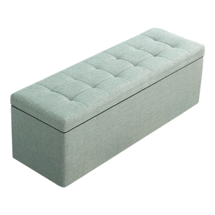 布艺换鞋凳鞋柜可坐穿鞋凳家用沙发长方形储物试衣间凳子长条凳床