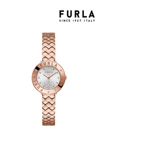 ESSENTIAL系列玫瑰金钢带时尚 FURLA芙拉 石英女表 节日礼物