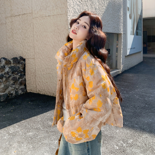 P295 现货主推 6171 加厚提花羽绒服短外套2B237 K428 秋冬新款