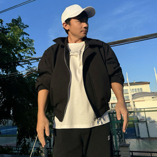 Y002男女垫肩宽松高质量夹克外套行政夹克衫美式飞行cleanfit开衫