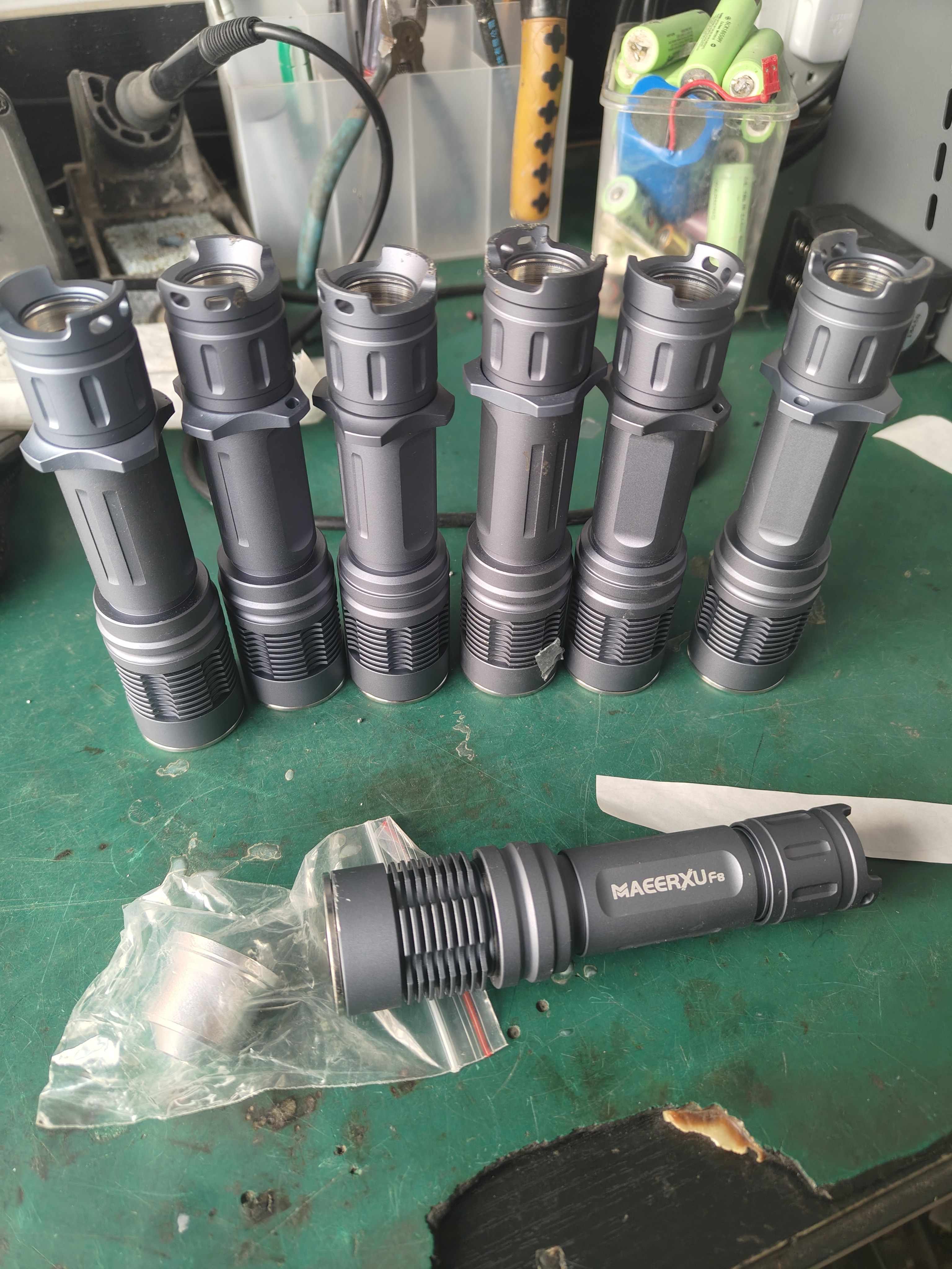 f8 手电筒外壳库存 六只价