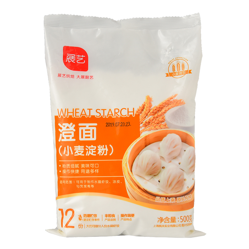 展艺澄面小麦淀粉500g