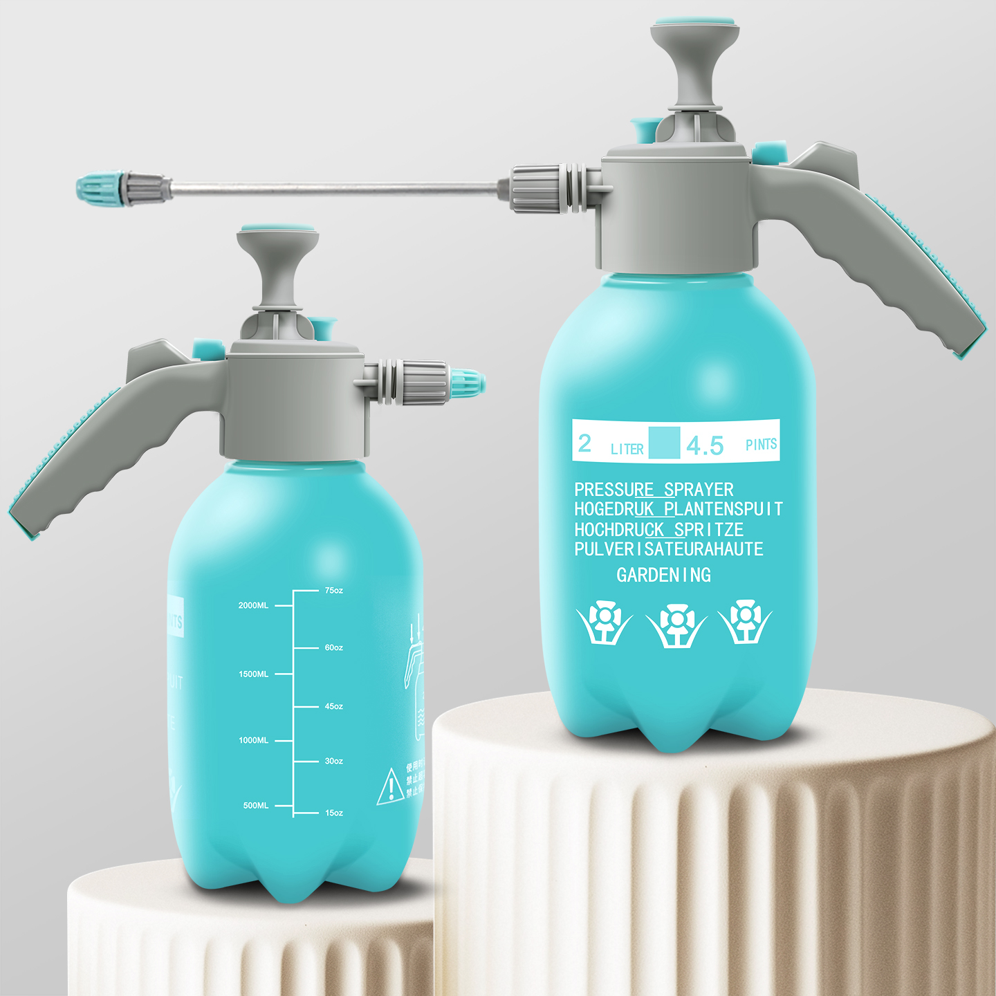 喷壶家用浇花高压喷水壶喷雾器