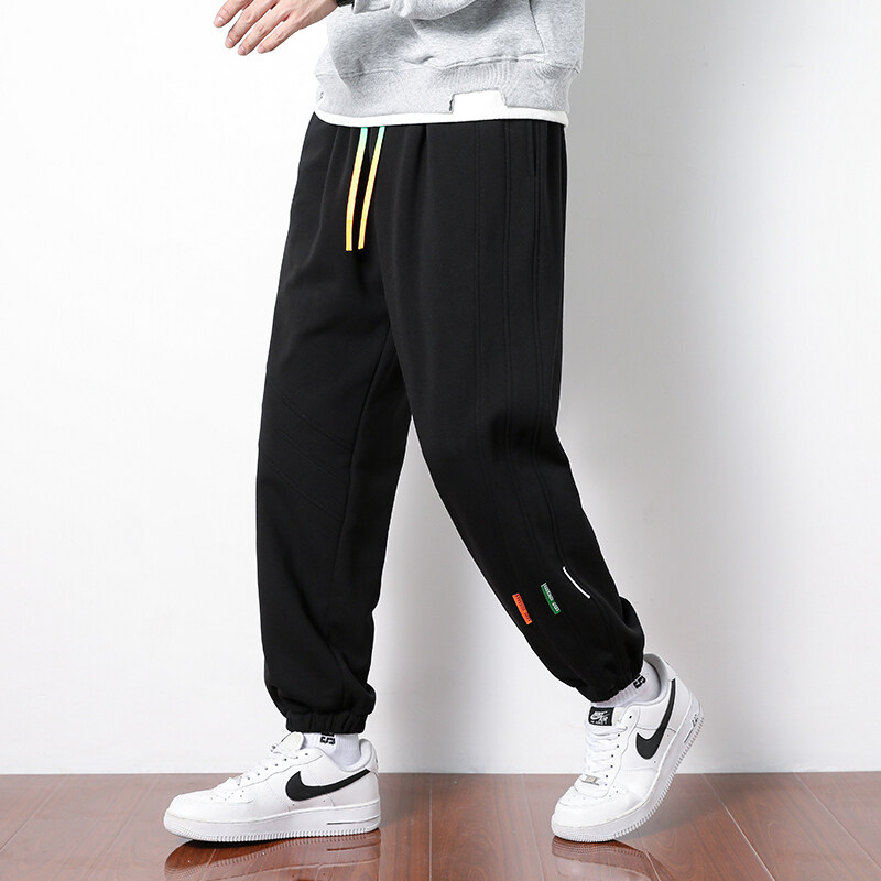 秋季新款男士休闲卫裤青少年宽松束脚运动裤XZ712-5-G63-P43图片