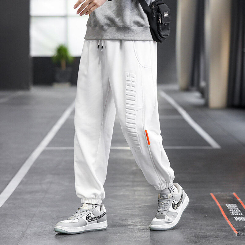2023春秋新款卫裤男宽松运动裤青少年时尚束脚裤XZ712-5-2280-P50图片
