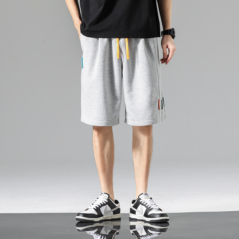 2023夏季新款男士大码五分针织裤运动休闲裤XZ712-5-K605-P35图片