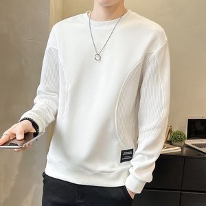 网络图春秋新款休闲圆领卫衣男青少年T恤打底衫 712-5-A125-P45图片