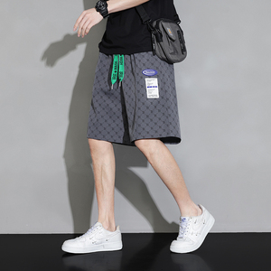 2023年男青年夏季新款大码五分裤加大加肥运动裤XZ712-5-K308-P35图片