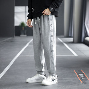 春秋季新款男士小脚卫裤风宽松运动九分裤XZ712-5-2201-P40图片