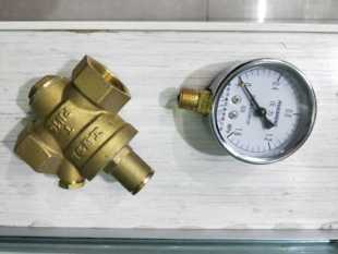 水管减压阀净水器稳压阀门4分6分1寸 可调试家用全铜自来水减压阀