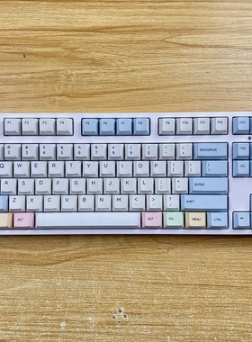 MMD PBT原厂热升华87键粉笔键帽适用FL雷神艾石头机械键盘帽个性