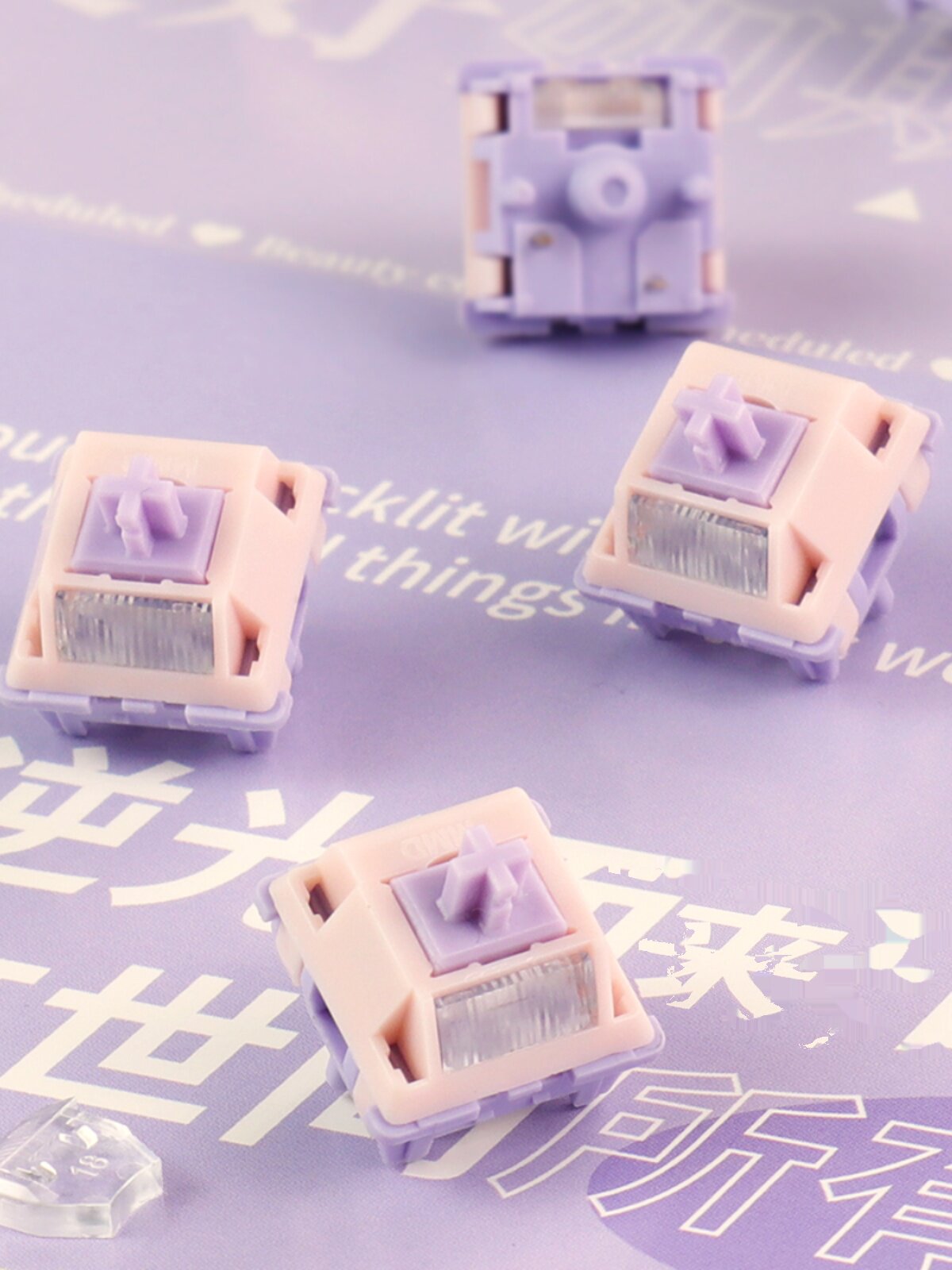 MMD PRINCESS SWITCH V4 MECHANICAL KEYBOARD REPLACEMENT AXIS CUSTOMIZED LINEAR AXIS HIFI ACOUSTIC SWITCH BODY COMES LIGHT GUIDE COLUMN
