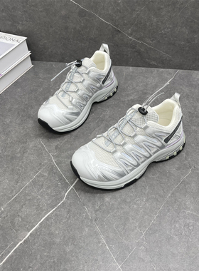 真皮户外休闲老爹鞋女2026春新款轻便厚底防滑百搭网面透气运动鞋